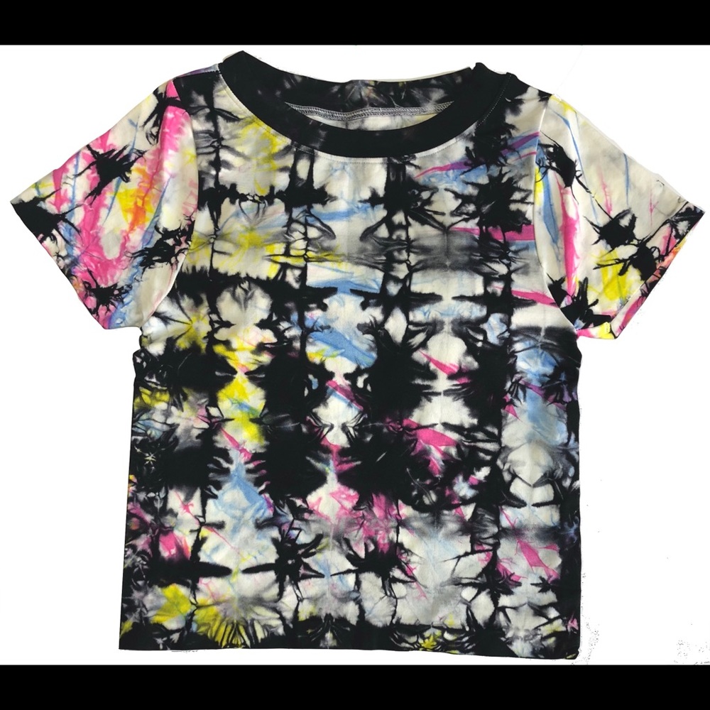 Short sleeve tie dyed Top